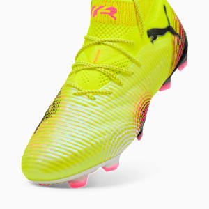 Chaussures de soccer à crampons pour terrain ferme FUTURE 8 ULTIMATE Homme, Yellow Alert-PUMA Black-Sun Struck, extralarge